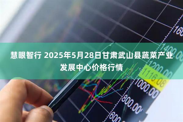 慧眼智行 2025年5月28日甘肃武山县蔬菜产业发展中心价格行情
